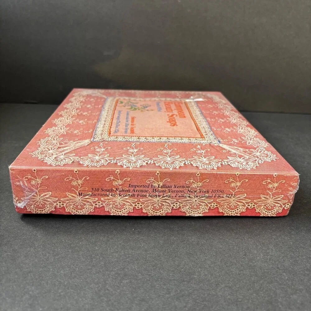 Scotish Fine Soaps Lillian Vernon European‎ Soaps French Milled Fragrant Vtg 80s